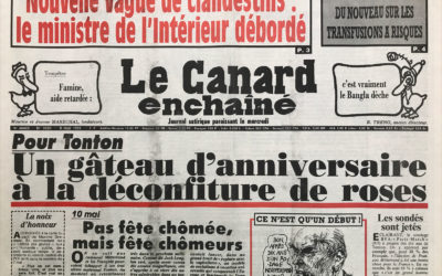 N° 3680 du Canard Enchaîné –  8 Mai 1991