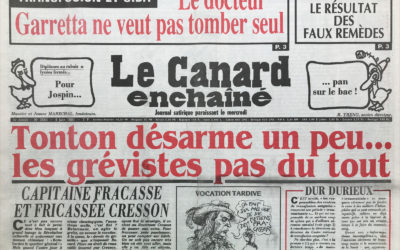 N° 3684 du Canard Enchaîné –  5 Juin 1991