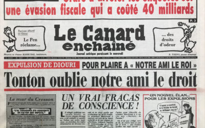 N° 3687 du Canard Enchaîné –  26 Juin 1991