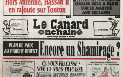 N° 3691 du Canard Enchaîné –  24 Juillet 1991