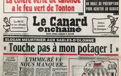 N° 3692 du Canard Enchaîné –  31 Juillet 1991