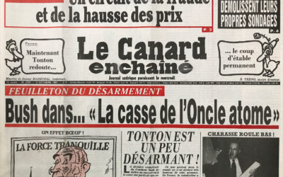 N° 3701 du Canard Enchaîné –  2 Octobre 1991
