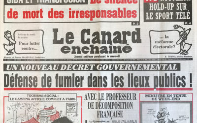 N° 3703 du Canard Enchaîné –  16 Octobre 1991