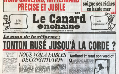 N° 3707 du Canard Enchaîné –  13 Novembre 1991