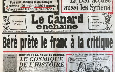 N° 3708 du Canard Enchaîné –  20 Novembre 1991