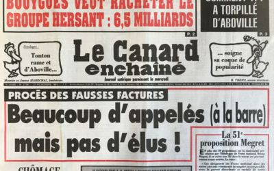 N° 3709 du Canard Enchaîné –  27 Novembre 1991