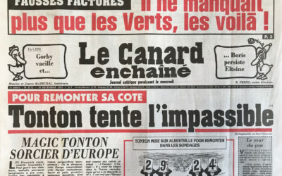 N° 3712 du Canard Enchaîné –  18 Décembre 1991