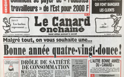 N° 3714 du Canard Enchaîné –  1 Janvier 1992