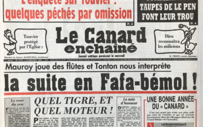 N° 3715 du Canard Enchaîné –  8 Janvier 1992