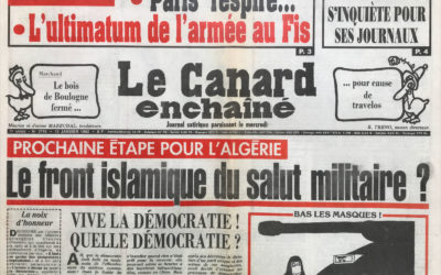 N° 3716 du Canard Enchaîné –  15 Janvier 1992