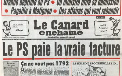 N° 3718 du Canard Enchaîné –  29 Janvier 1992