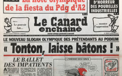 N° 3720 du Canard Enchaîné –  12 Février 1992