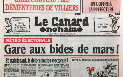 N° 3723 du Canard Enchaîné –  4 Mars 1992