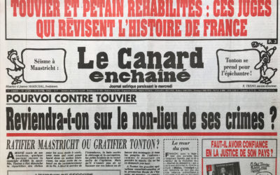 N° 3729 du Canard Enchaîné –  15 Avril 1992