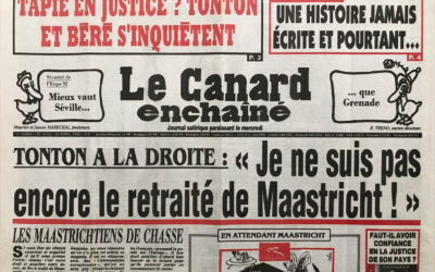 N° 3730 du Canard Enchaîné –  22 Avril 1992