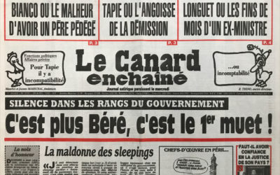 N° 3731 du Canard Enchaîné –  29 Avril 1992