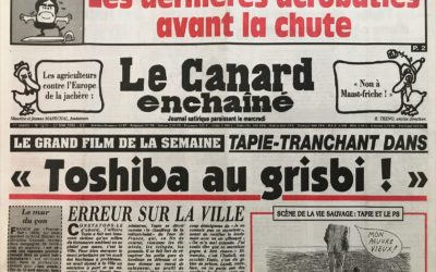 N° 3735 du Canard Enchaîné –  27 Mai 1992