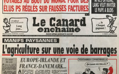 N° 3738 du Canard Enchaîné –  17 Juin 1992