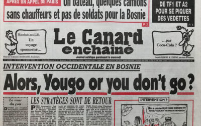 N° 3746 du Canard Enchaîné –  12 Août 1992