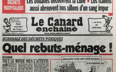 N° 3747 du Canard Enchaîné –  19 Août 1992
