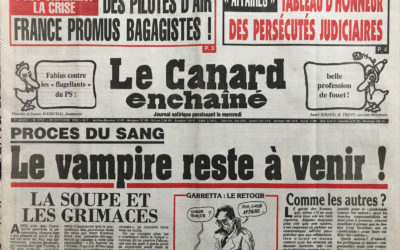 N° 3757 du Canard Enchaîné –  28 Octobre 1992