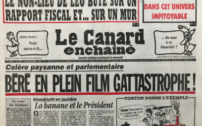 N° 3761 du Canard Enchaîné –  25 Novembre 1992