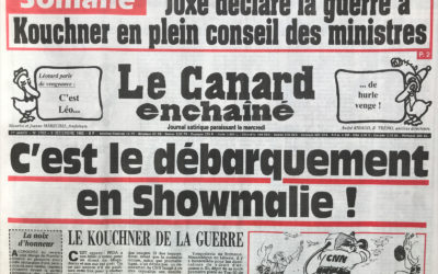N° 3763 du Canard Enchaîné –  9 Décembre 1992