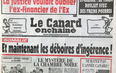 N° 3764 du Canard Enchaîné –  16 Décembre 1992