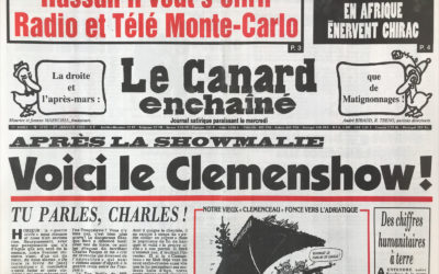 N° 3770 du Canard Enchaîné –  27 Janvier 1993