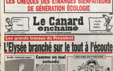 N° 3776 du Canard Enchaîné –  10 Mars 1993