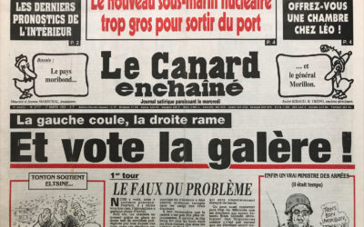 N° 3777 du Canard Enchaîné –  17 Mars 1993