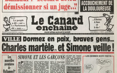 N° 3783 du Canard Enchaîné –  28 Avril 1993