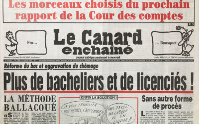 N° 3789 du Canard Enchaîné –  9 Juin 1993