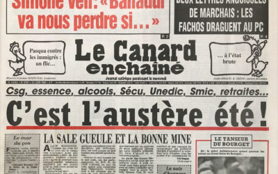 N° 3791 du Canard Enchaîné –  23 Juin 1993