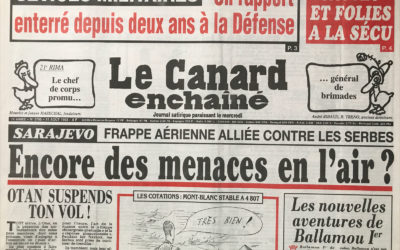 N° 3798 du Canard Enchaîné –  11 Août 1993