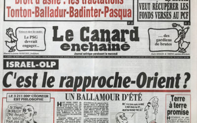 N° 3801 du Canard Enchaîné –  1 Septembre 1993
