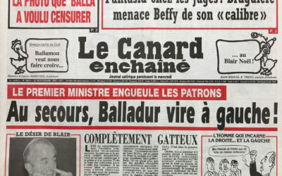 N° 3804 du Canard Enchaîné –  22 Septembre 1993