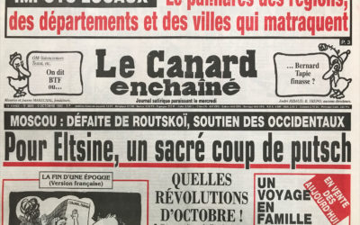 N° 3806 du Canard Enchaîné –  6 Octobre 1993