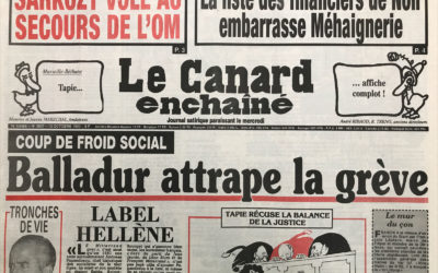 N° 3807 du Canard Enchaîné –  13 Octobre 1993