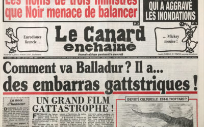N° 3808 du Canard Enchaîné –  20 Octobre 1993