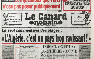 N° 3810 du Canard Enchaîné –  3 Novembre 1993