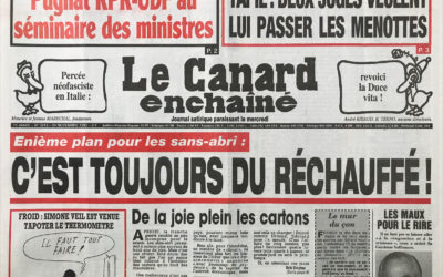 N° 3813 du Canard Enchaîné –  24 Novembre 1993