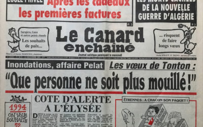 N° 3818 du Canard Enchaîné –  29 Décembre 1993