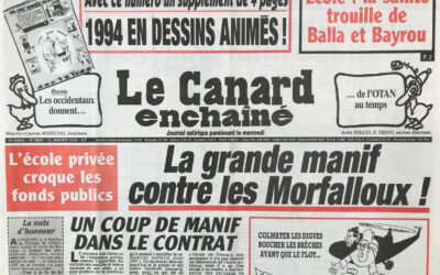 N° 3820 du Canard Enchaîné –  12 Janvier 1994