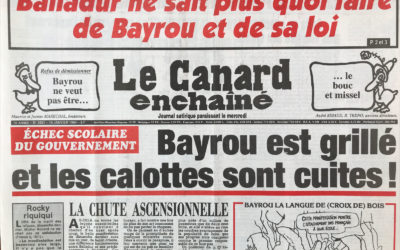 N° 3821 du Canard Enchaîné –  19 Janvier 1994