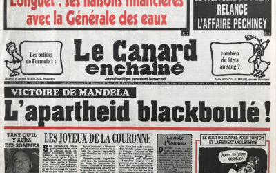 N° 3836 du Canard Enchaîné –  4 Mai 1994