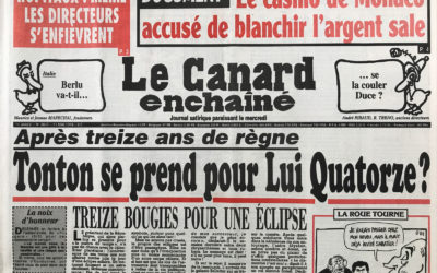 N° 3837 du Canard Enchaîné –  11 Mai 1994