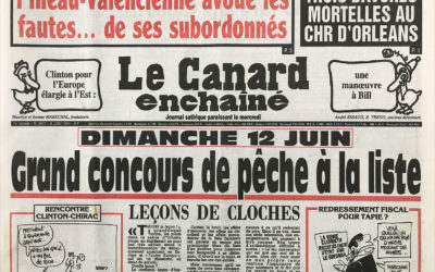 N° 3841 du Canard Enchaîné –  8 Juin 1994