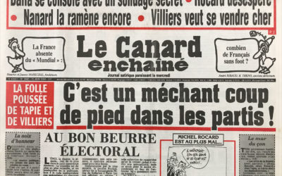 N° 3842 du Canard Enchaîné –  15 Juin 1994