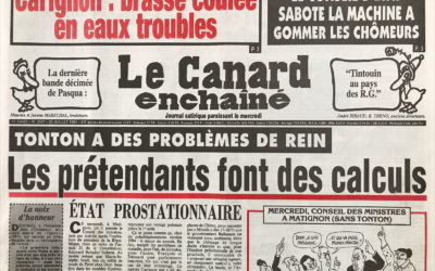 N° 3847 du Canard Enchaîné –  20 Juillet 1994